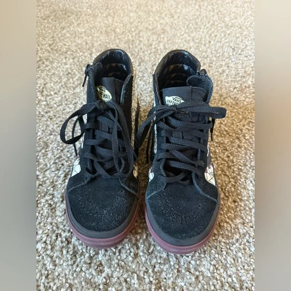 VANS Boys 1.5 Sk8-Hi Reissue Side Zip Kids 'In The Shadows' - Picture 4 of 6